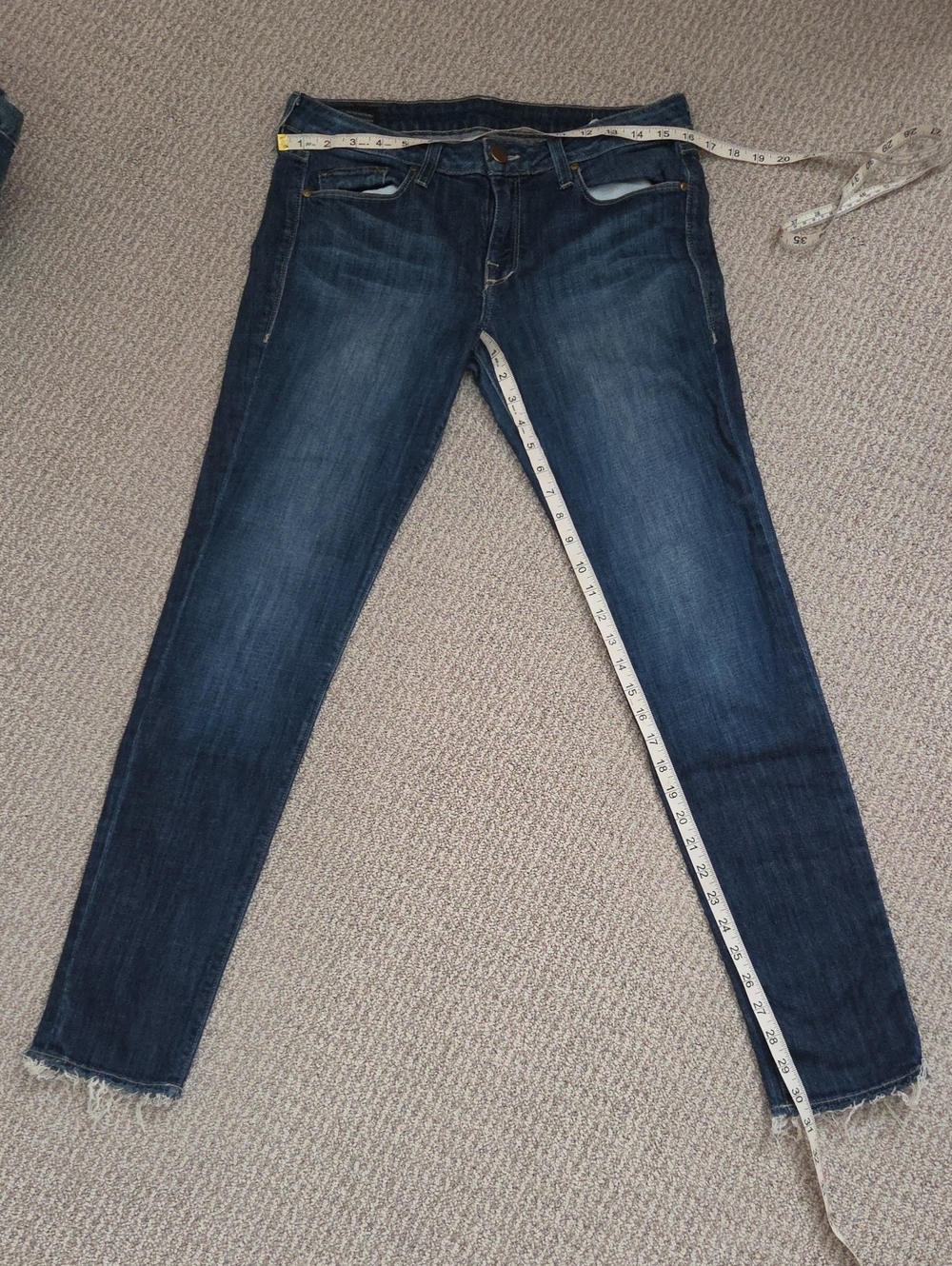 William Rast Women's Dark Indigo Skinny Jeans Sz30